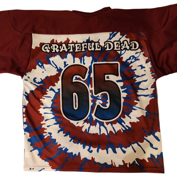 NWOT Limited Edition Grateful Dead Hockey Jersey - Tie Dye - Picture 5 of 9